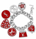 Red Cuban Link Bracelet
