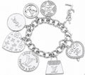 White Cuban Link Bracelet